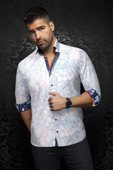 Au Noir Alvarado Stretch Shirt – Pink