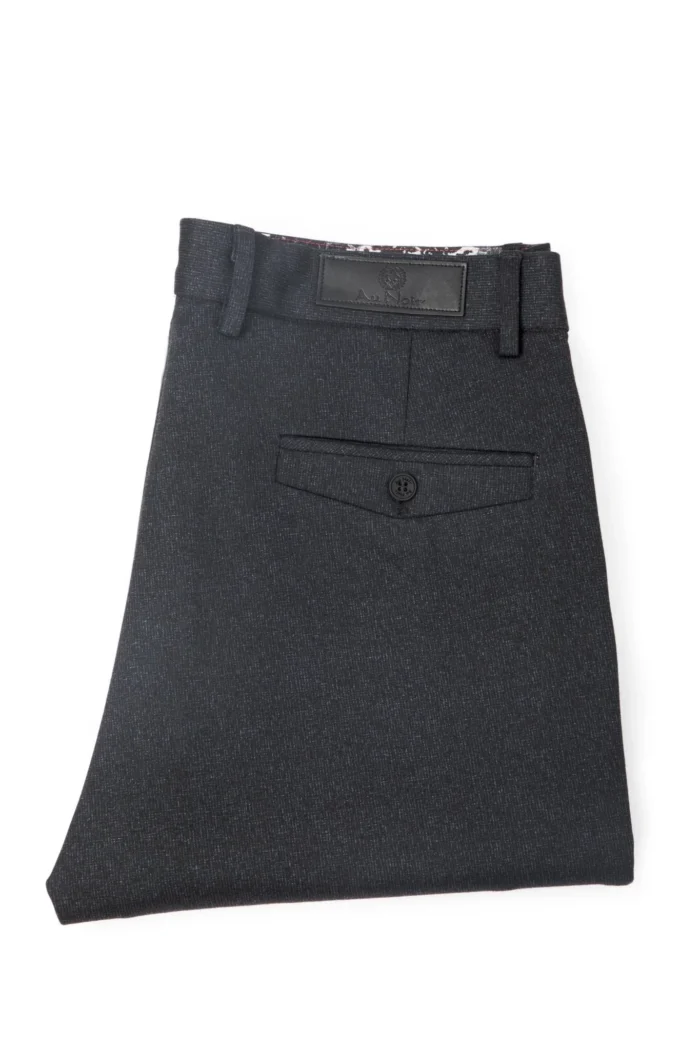 Au Noir Beretta Bale Stretch Dress Pant – Black - Image 3