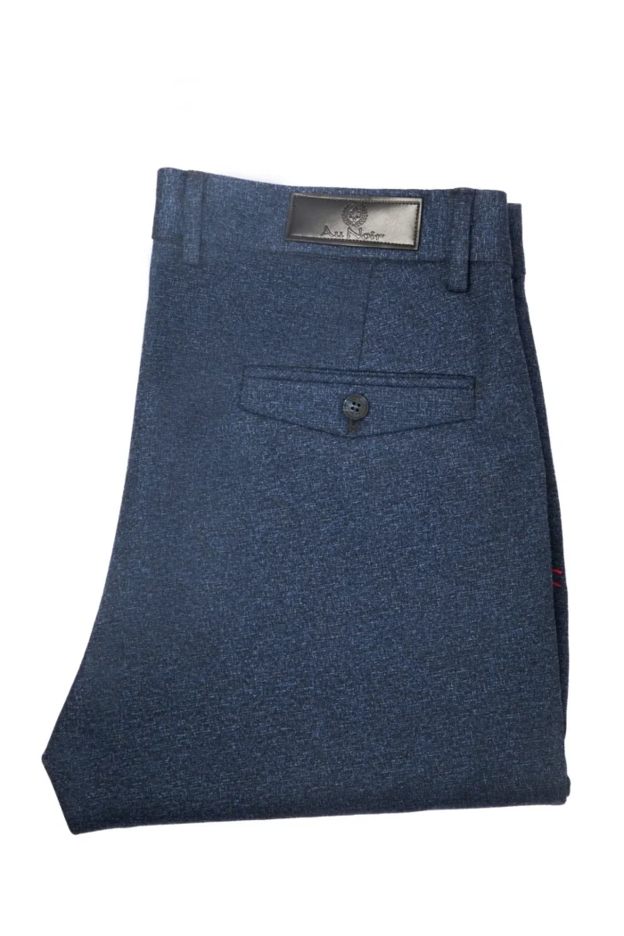 Au Noir Beretta Bale Stretch Dress Pant – Navy - Image 3