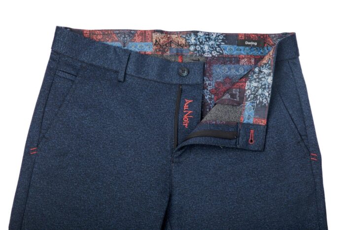 Au Noir Beretta Bale Stretch Dress Pant – Navy - Image 4